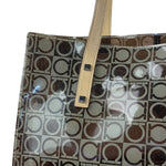 Salvatore Ferragamo Gancini Vinyl Tote/Hand Bag