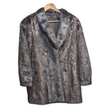 Mowus-M Vintage Brown Mink Fur Coat