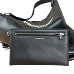 Balenciaga Black Leather Giant Box Bag