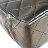 Chanel Black Quilted Leather Double Flap Small Bag