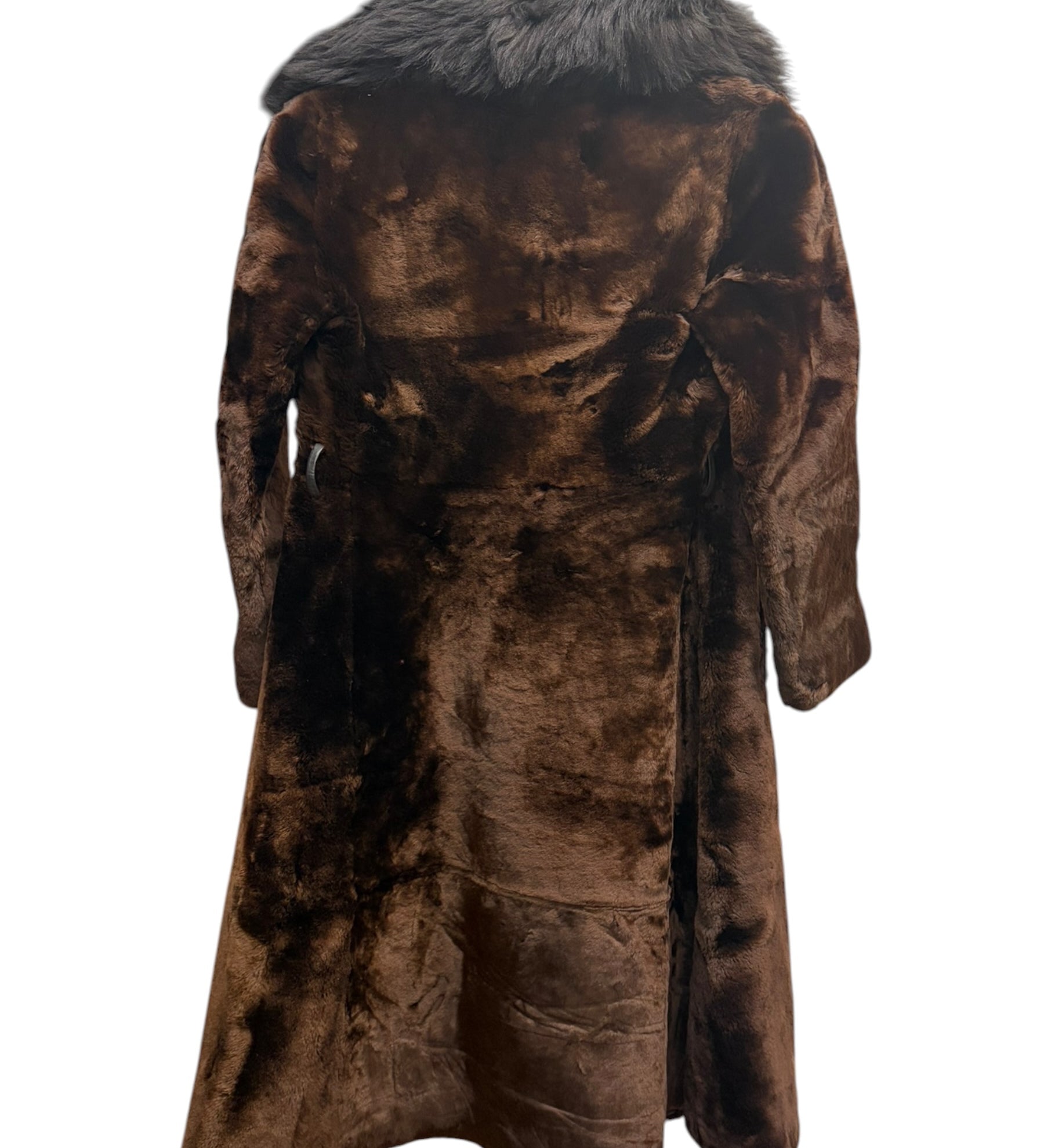 Sprung Freres Brown Fur Long Coat