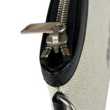 Yves Saint Laurent Off-White Rive Gauche Zipped Pouch