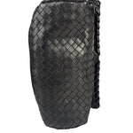 Bottega Veneta Black Intrecciato Shoulder Bag