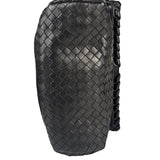 Bottega Veneta Black Intrecciato Shoulder Bag