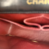 Chanel Black Quilted Leather Mini Flap Bag  2011