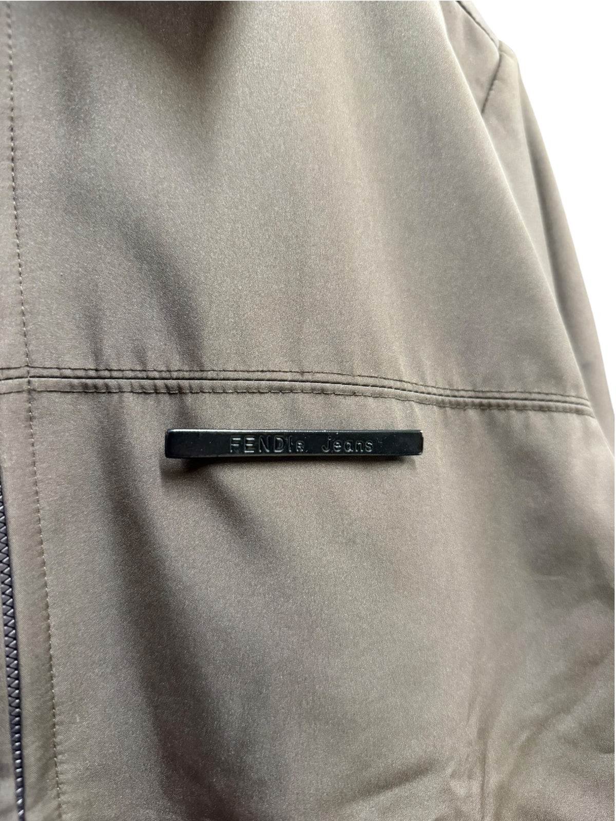 Fendi Vintage Brown Harrington Jacket