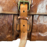 Campomaggi Brown Leather Messenger Bag