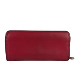 Loewe Pink Leather Anagram Long Wallet