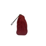Prada Vintage Red Quilted Nylon Pouch MV599