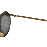 Fendi Blue Gold Frame Sunglasses