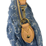 Louis Vuitton Blue Denim/Leather Trim Pochette