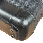 Bottega Veneta Black Intrecciato weave Shoulder bag