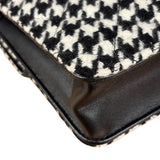 Chanel Houndstooth Tweed Heart Chain Flap Bag 2024