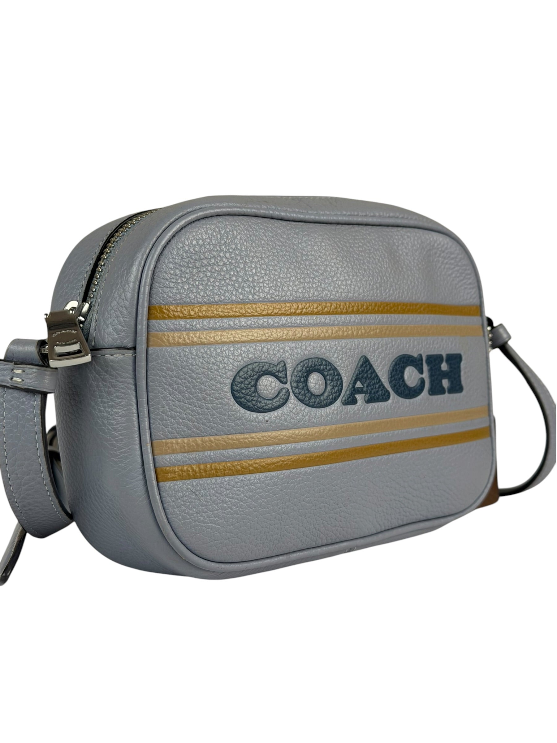 Coach Light Blue Leather Mini Jamie Camera Bag