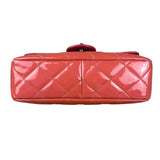 Chanel Pink Patent Quilted Small Coco Shine Flap Bag 2014