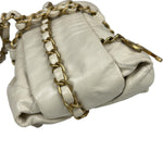 Chanel White Quilted Leather Midnight Swim Baluchon Clutch 2012