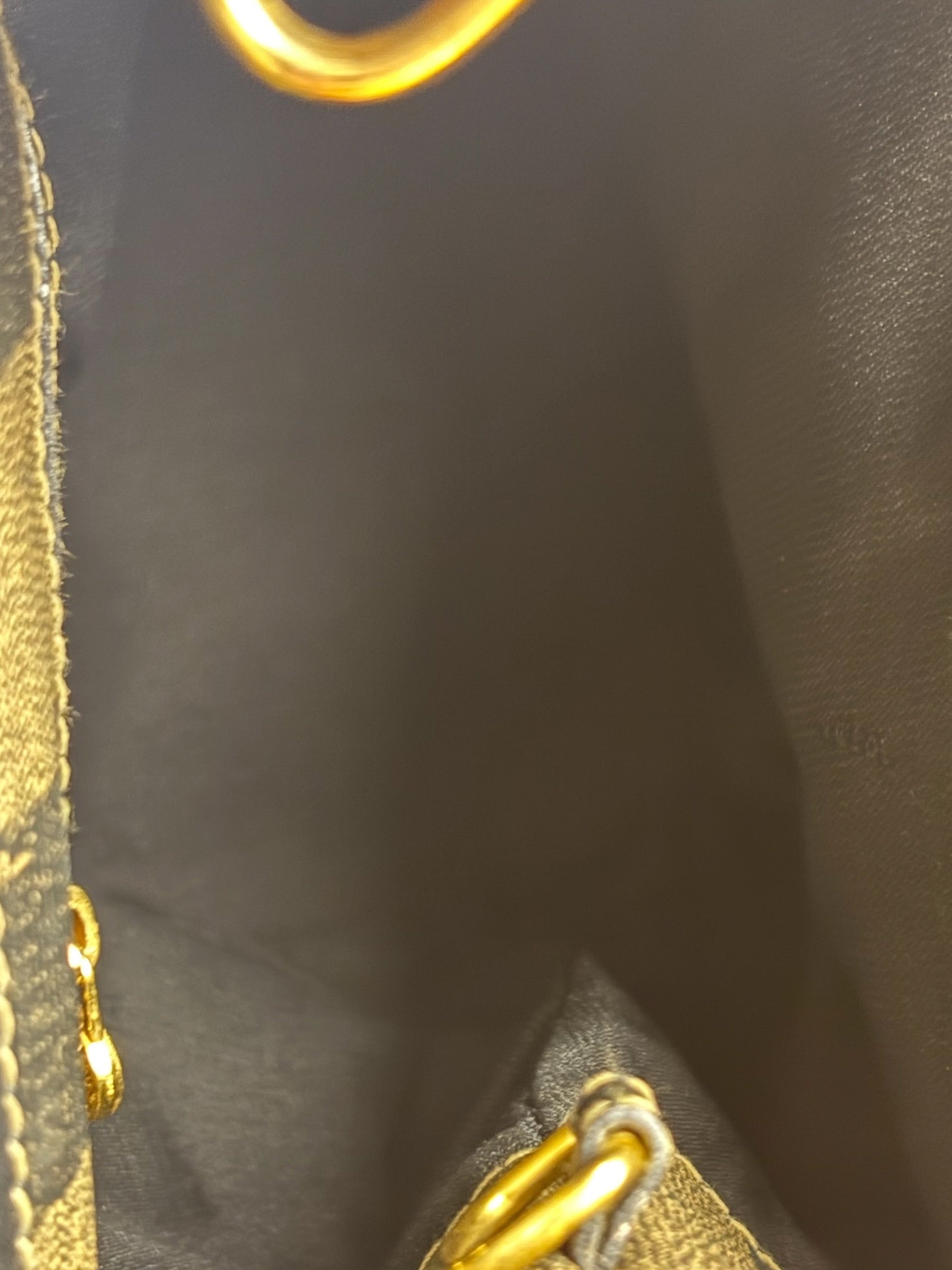 Fendi Vintage Pequin Stripped Sling Bag