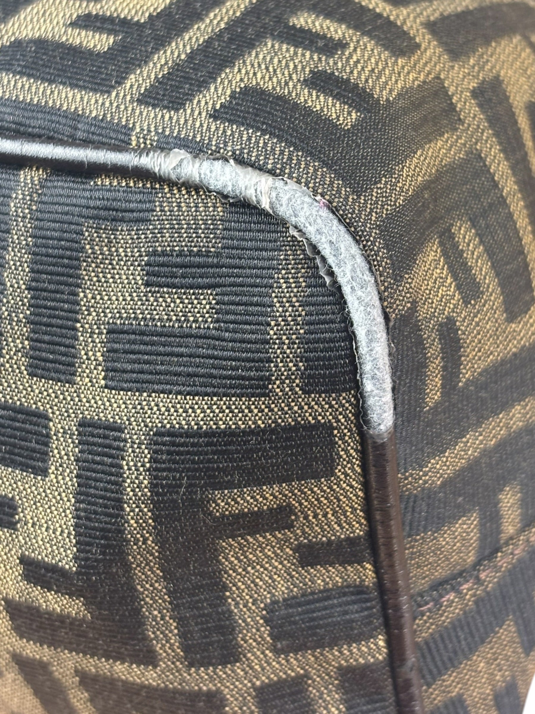 Fendi Zucca FF Mamma Baguette Shoulder Bag
