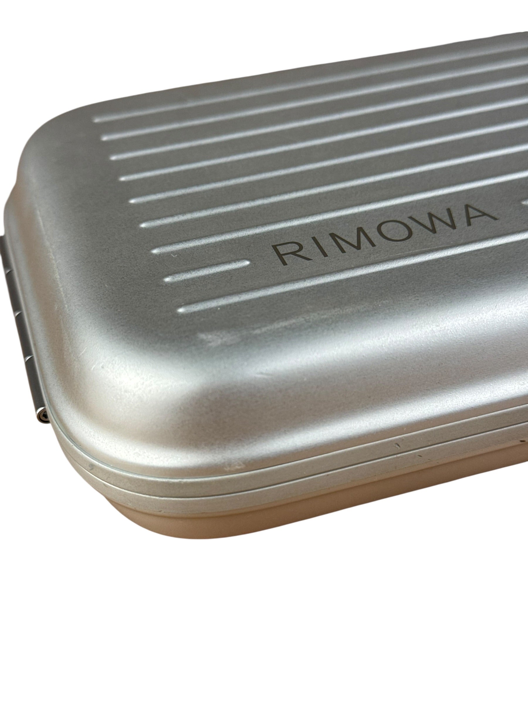 Rimowa Aluminium Personal Sling Clutch Silver
