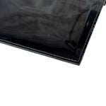 Yves Saint Laurent Black Patent Leather Uptown Pouch