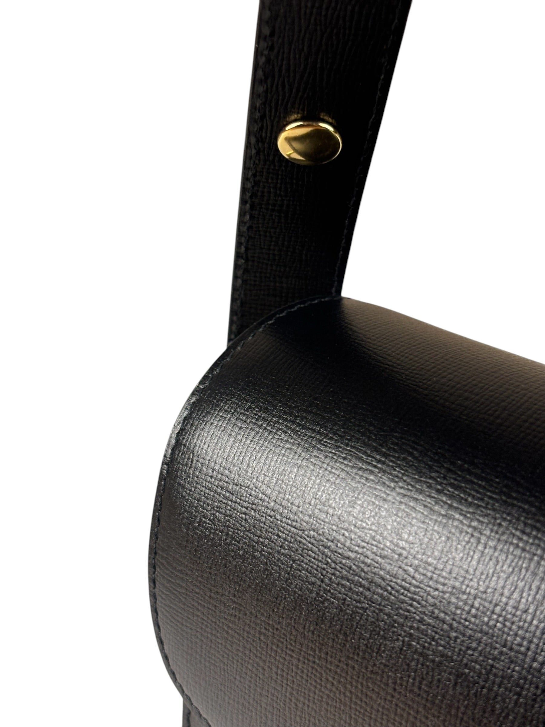 Gucci Black Leather Horsebit 1955 Shoulder Bag