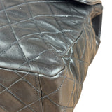 Chanel Vintage Brown Leather Jumbo Flap Bag