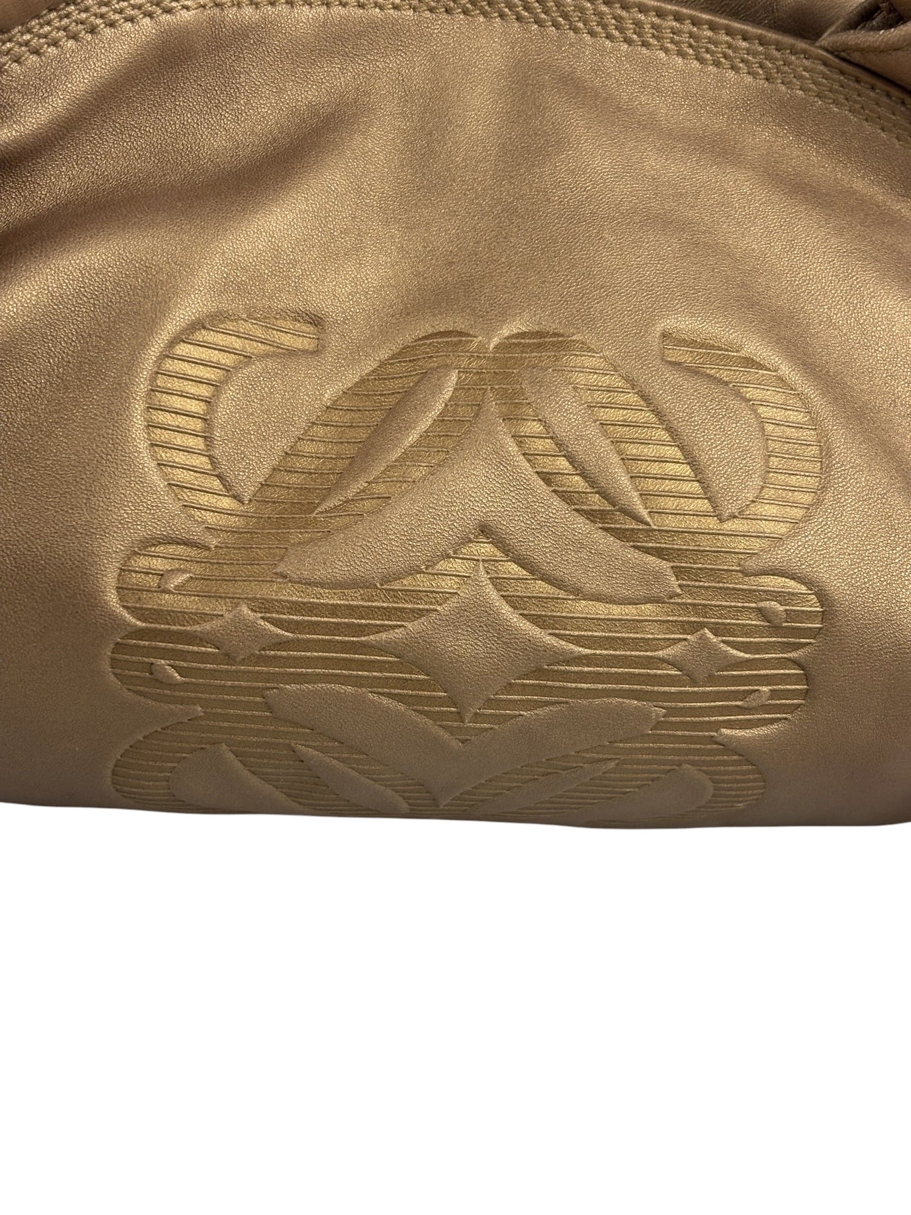 Loewe Beige Nappa Aire Anagram Hand Bag