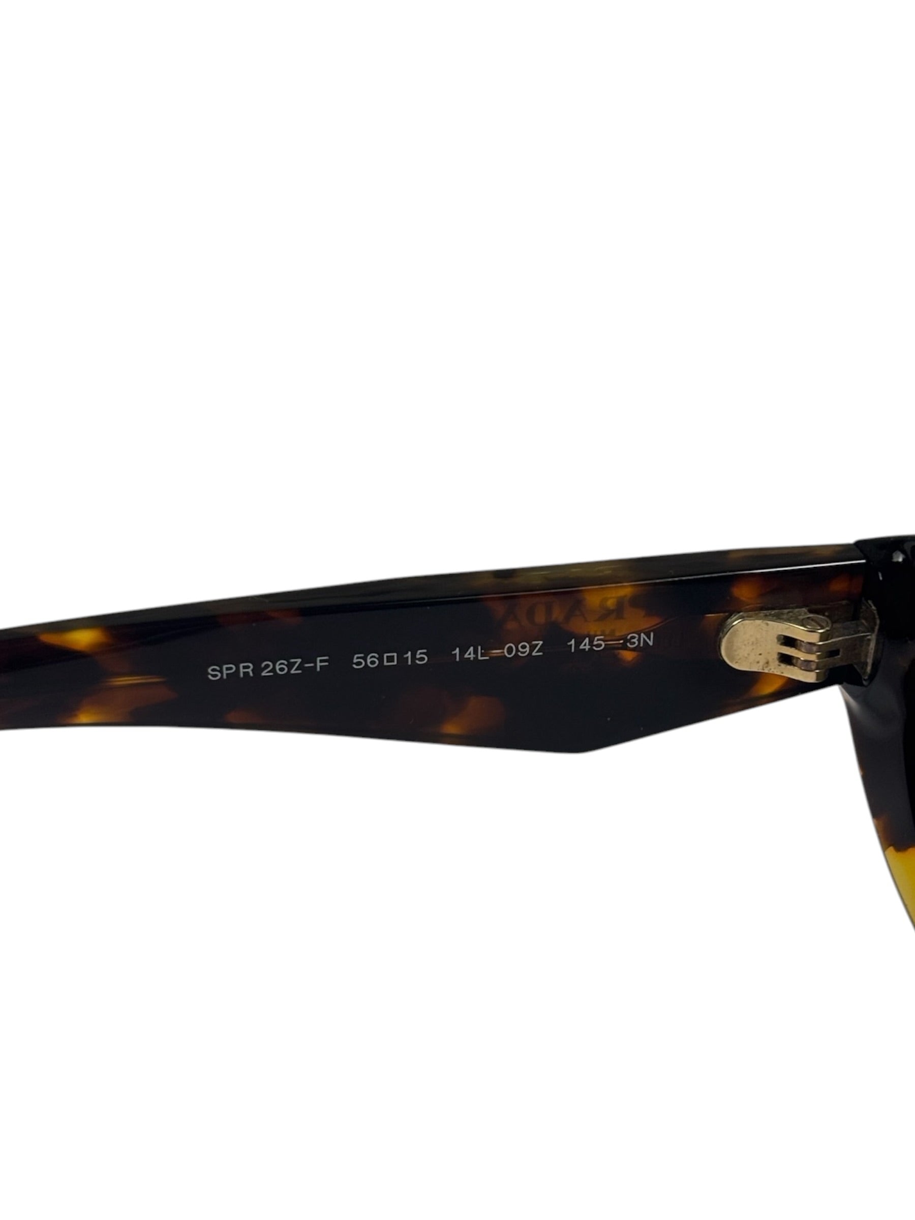 Prada Tortoise Shell Oval Sunglasses SPR 26Z-F
