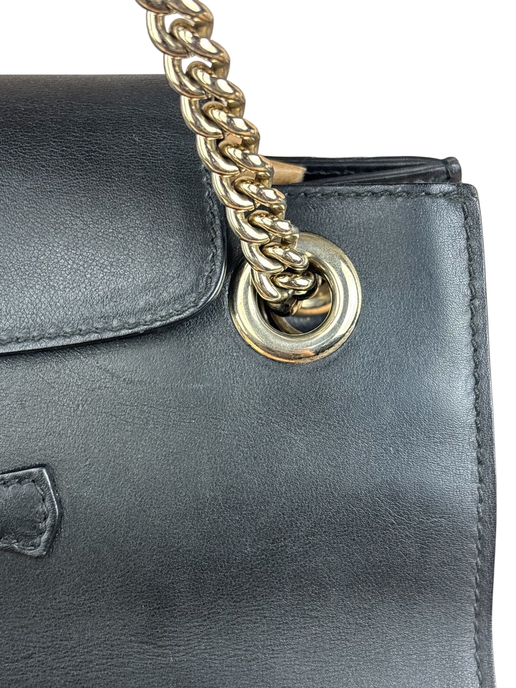 Gucci Black Emily Leather Shoulder Bag