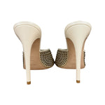 YSL Gippy Crystal Mesh Stilettos
