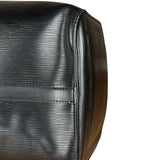 Louis Vuitton Noir Epi Leather Keepall 55