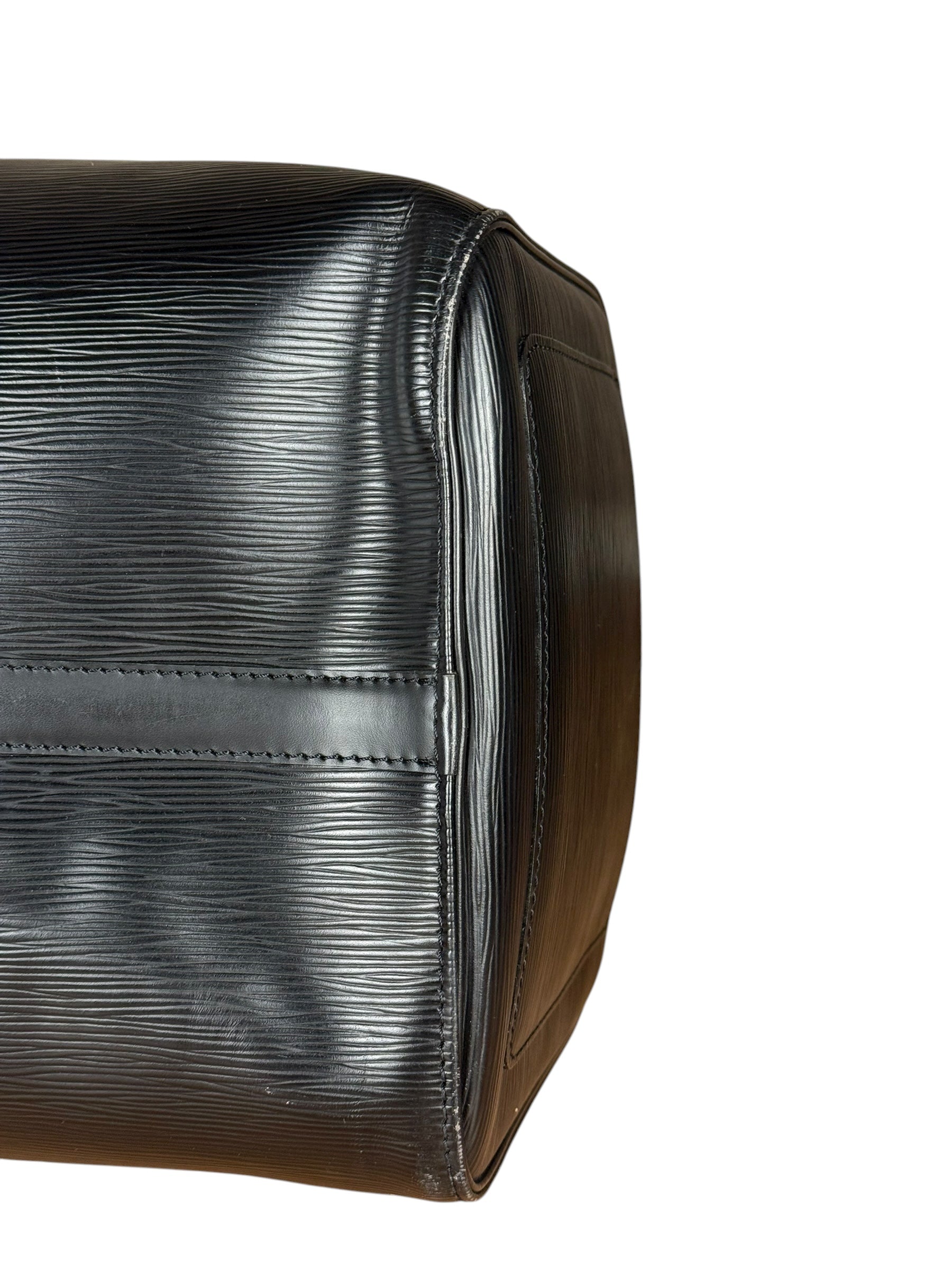 Louis Vuitton Noir Epi Leather Keepall 55