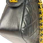 Chanel Black Quilted Lambskin Camera Bag 1989