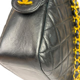 Chanel Black Quilted Lambskin Camera Bag 1989