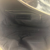 Balenciaga Black Patent Leather Weekender Handbag