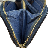 Chloé Dark Blue Leather Marcie Long Zip Wallet