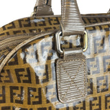 Fendi Vintage FF Brown PVC Handbag