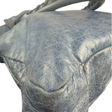 Balenciaga Blue Leather Two-Way First City Bag
