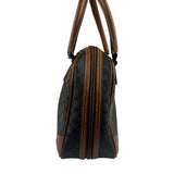 Gucci Vintage Micro GG Black/Brown Supreme Satchel Hand Bag