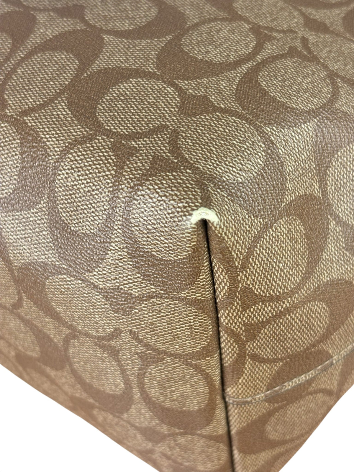 Coach Beige/Brown CC City Tote