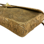 Chanel 2002 Gold Retro Tale East West Chain Flap