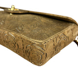 Chanel 2002 Gold Retro Tale East West Chain Flap