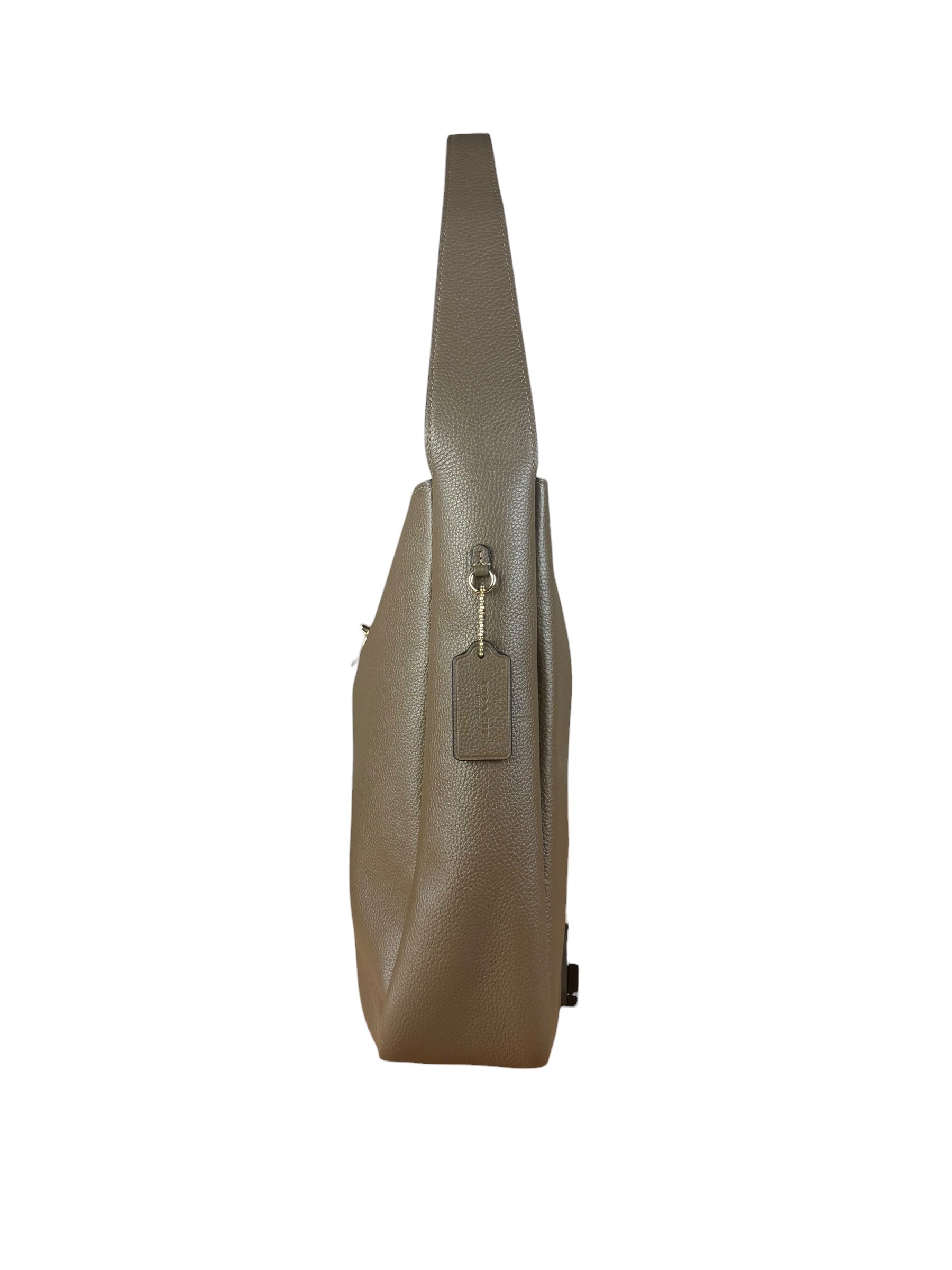 Coach Brown Pebbled Leather Large Hadley Tote