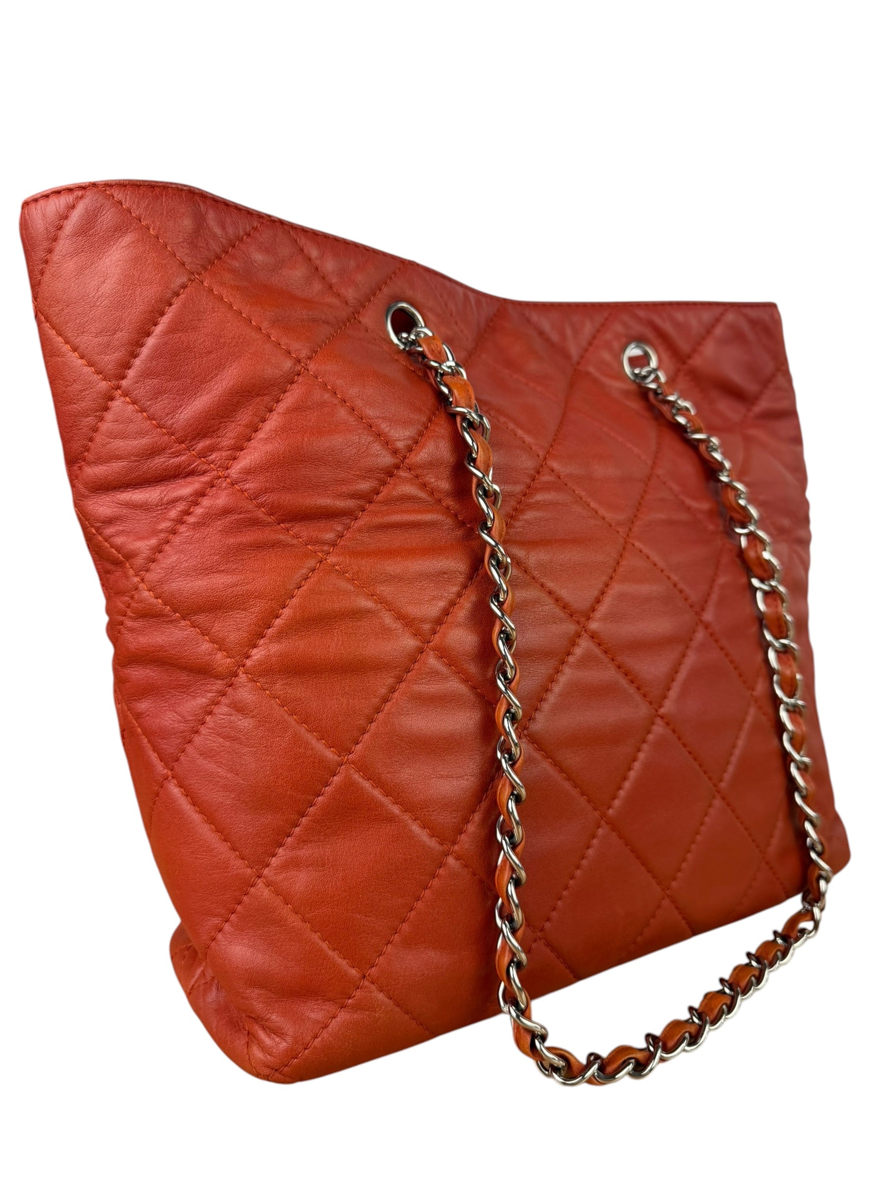 Chanel Quilted Lambskin In The Business North/South Tote 2010