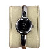 Gucci 1400L Black Dial Bangle Band