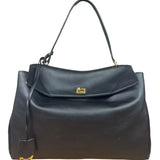 Balenciaga Large Rodeo Leather 2Way Handbag Black