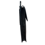 Prada Black Leather Saffiano Phone Holder
