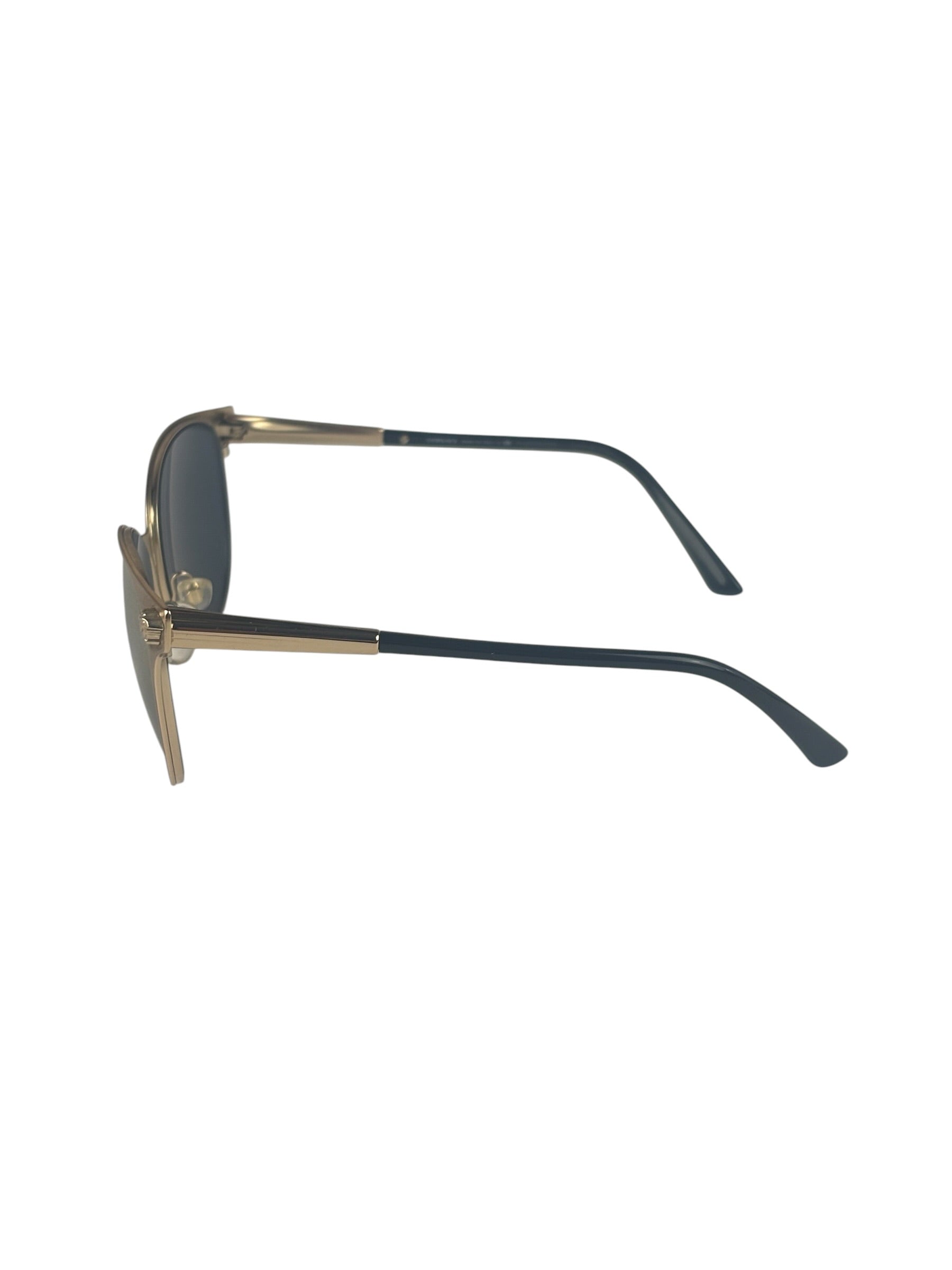 Versace MOD 2158 Black/Gold Mirrored Sunglasses