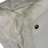 Chanel Beige Quilted Leather  Chain Shoulder Bag 2008