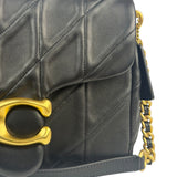 Coach Black Nappa Leather Tabby Shoulder Bag
